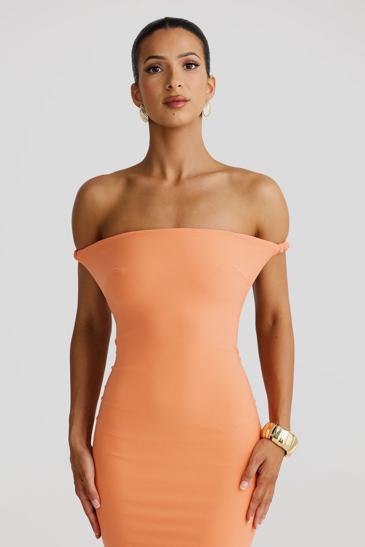 Maia Multi-Way Gown - Papaya