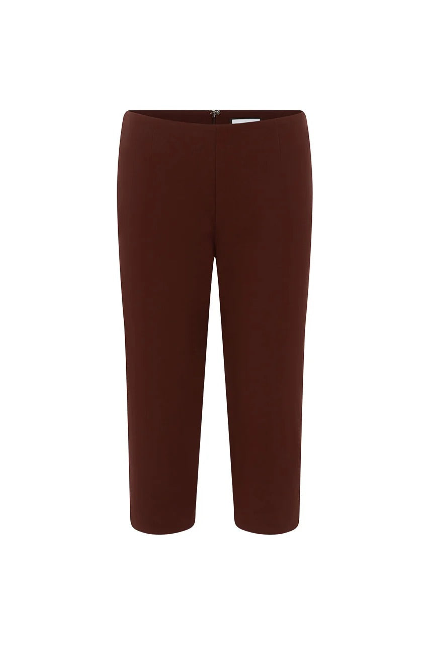Gisele Capri Pants - Chocolate