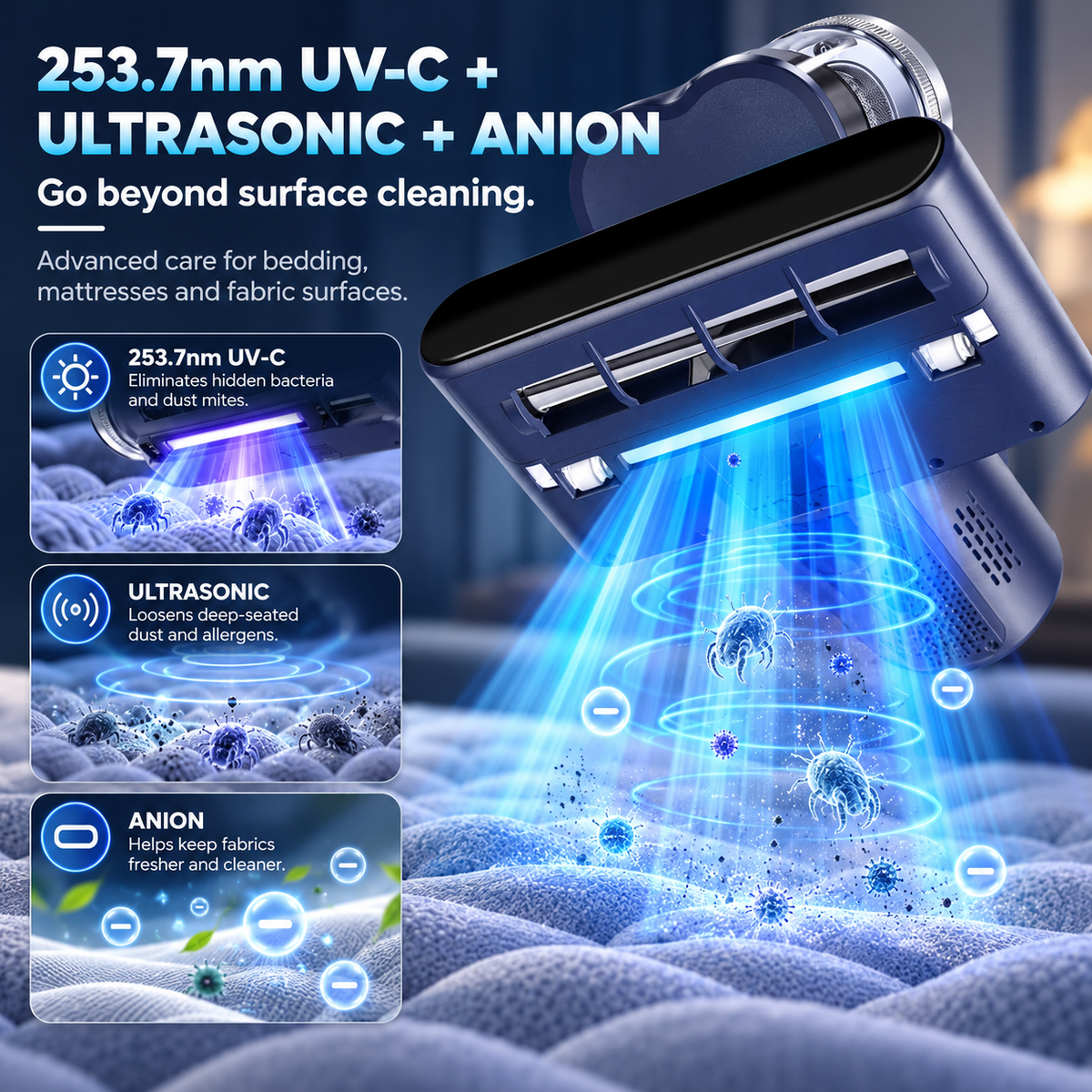 Mattress Vacuum Cleaner for Dust Mites