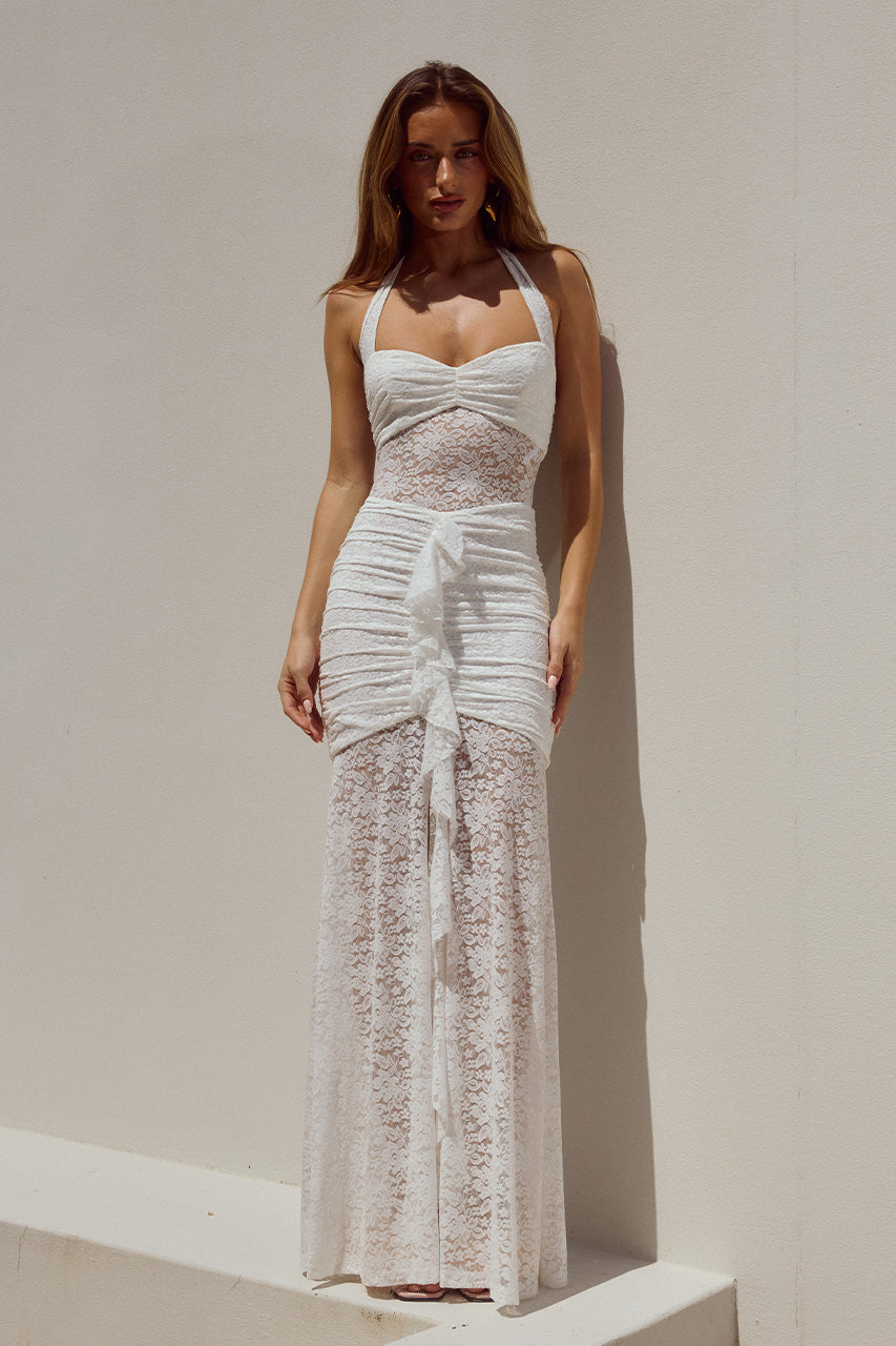 Annika Maxi Dress - White