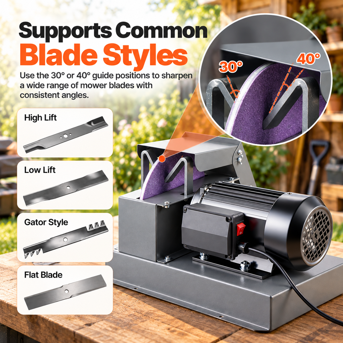 Lawn Mower Blade Sharpener