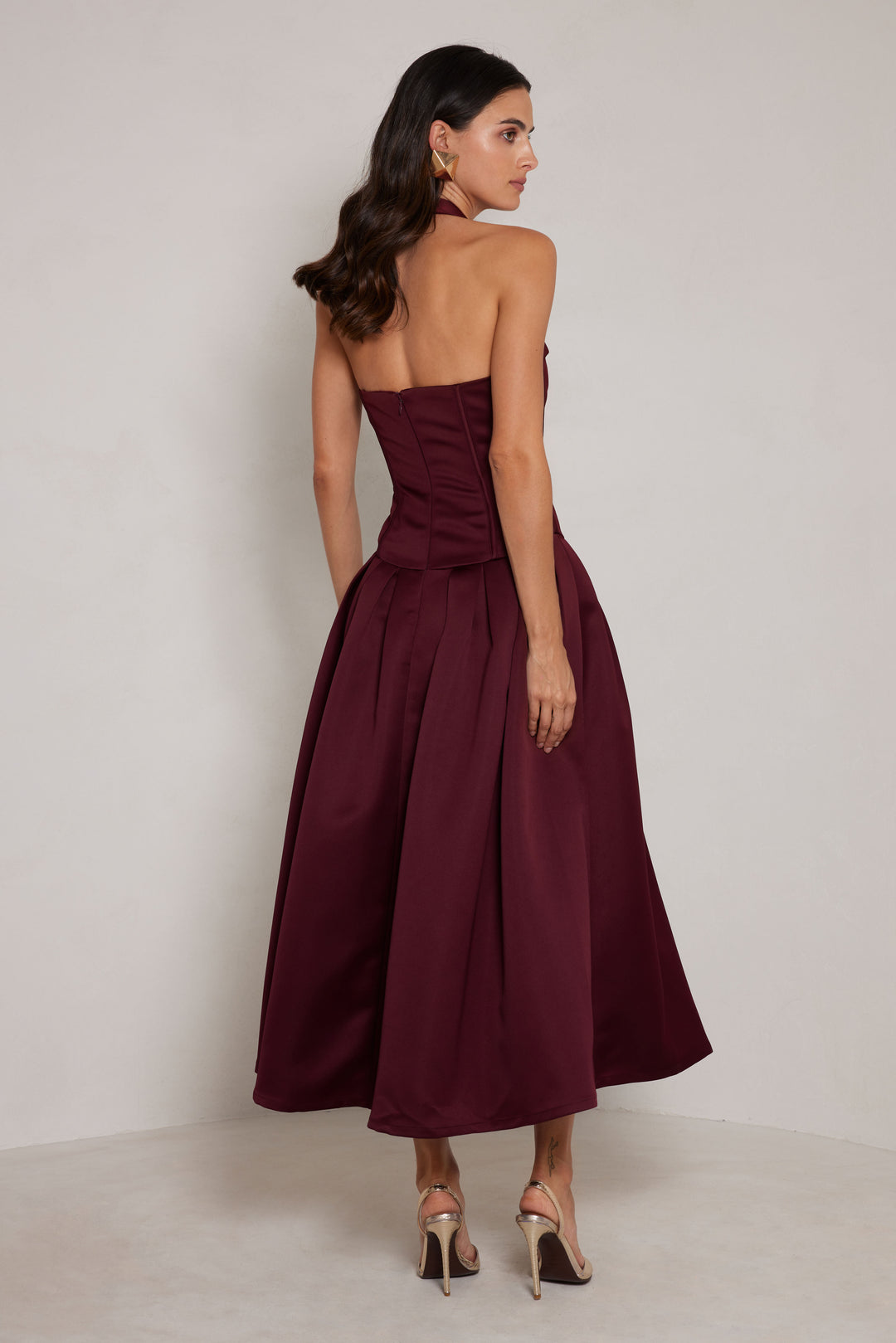 Dakota Dress - Wine