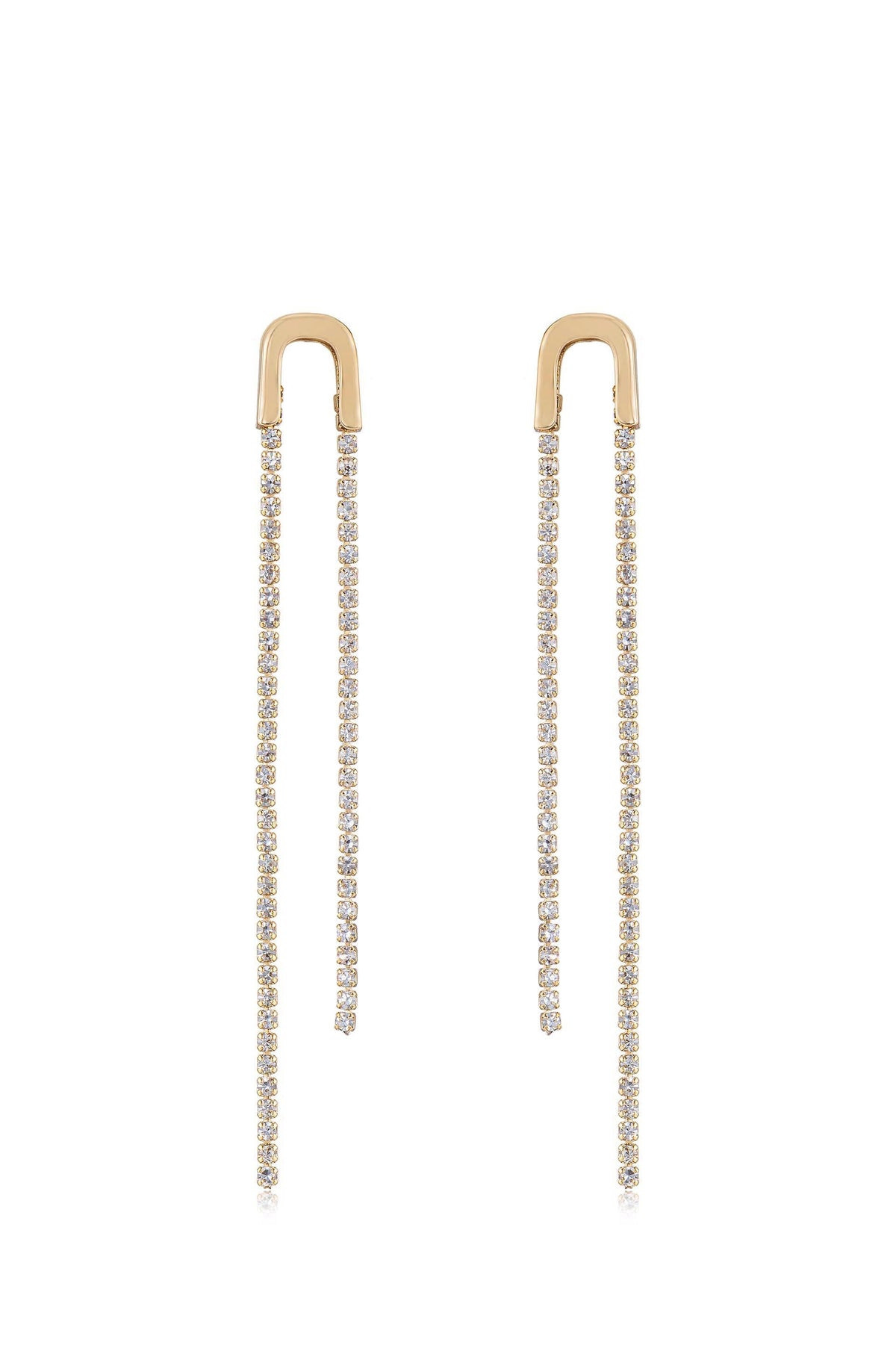 Double Chain Drop Earrings