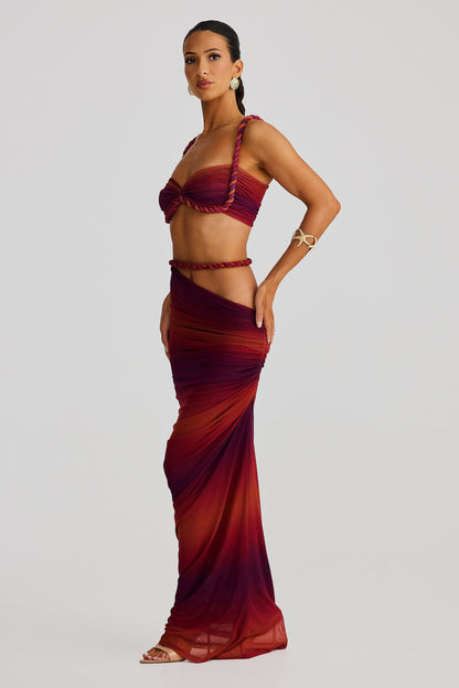 Zenaya Skirt - Sunset Ombre