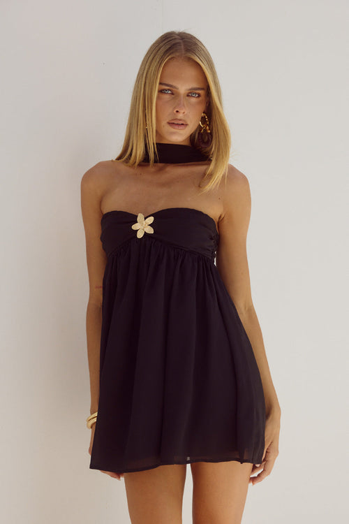 Haven Mini Dress - Black