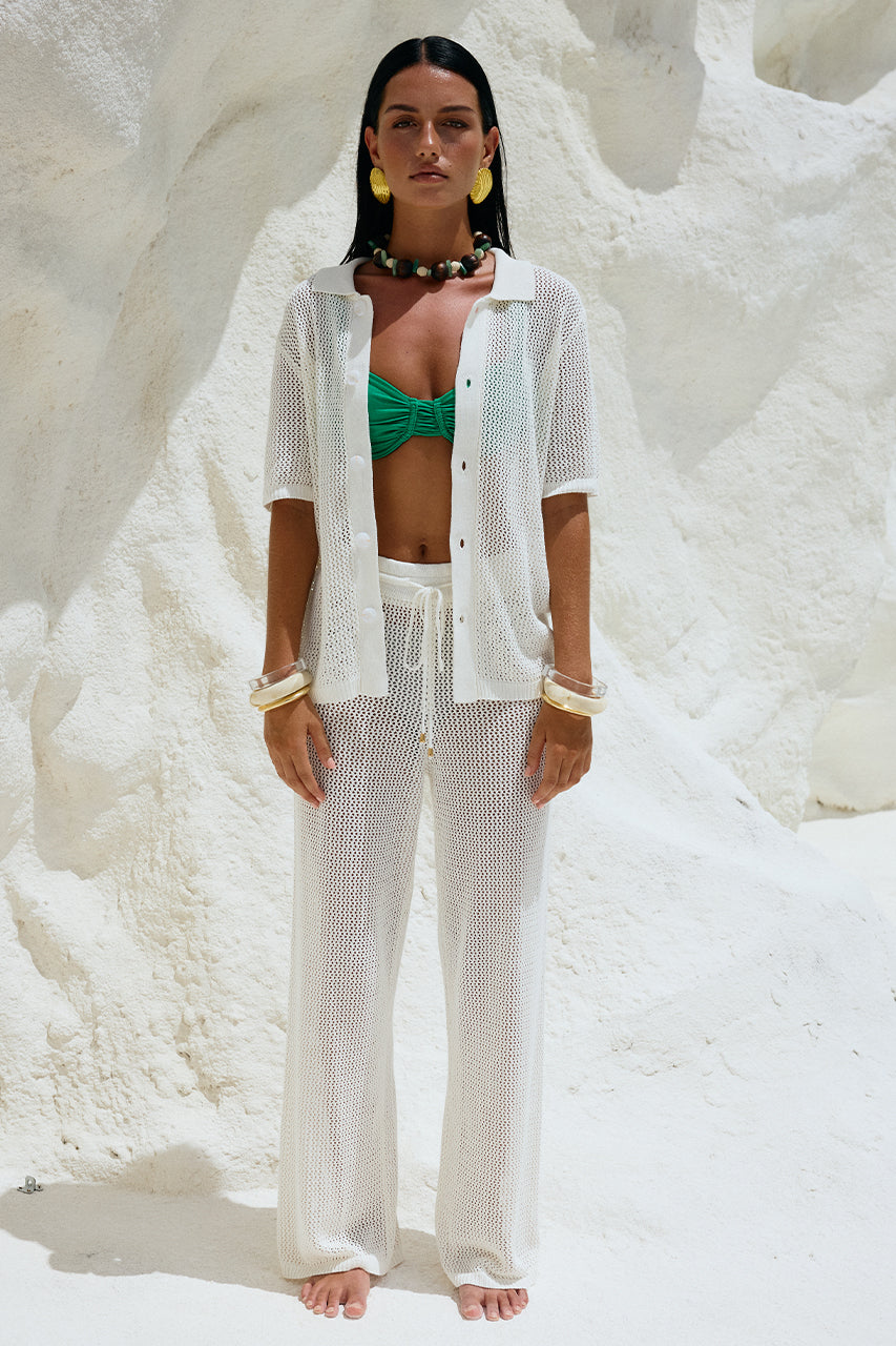 Myrah Pant - White