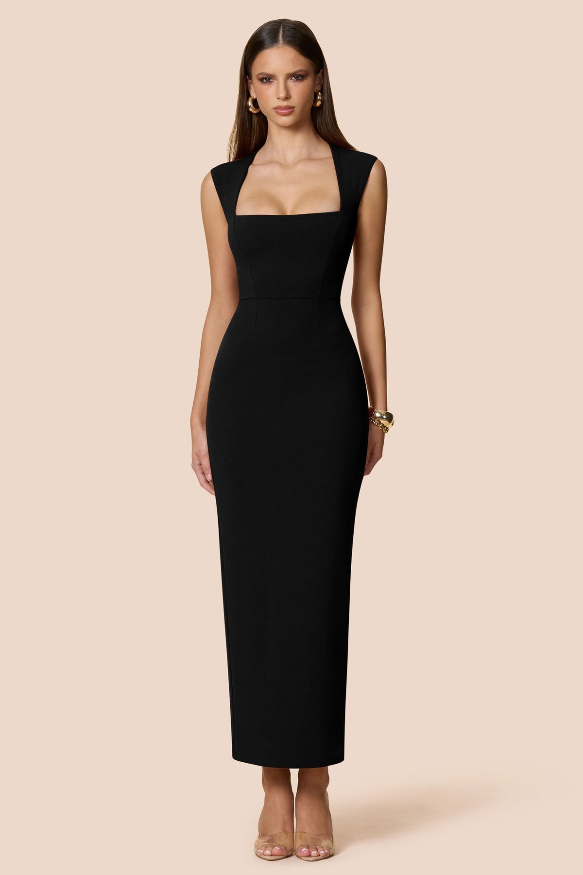 Nookie Savannah Midi Dress - Black