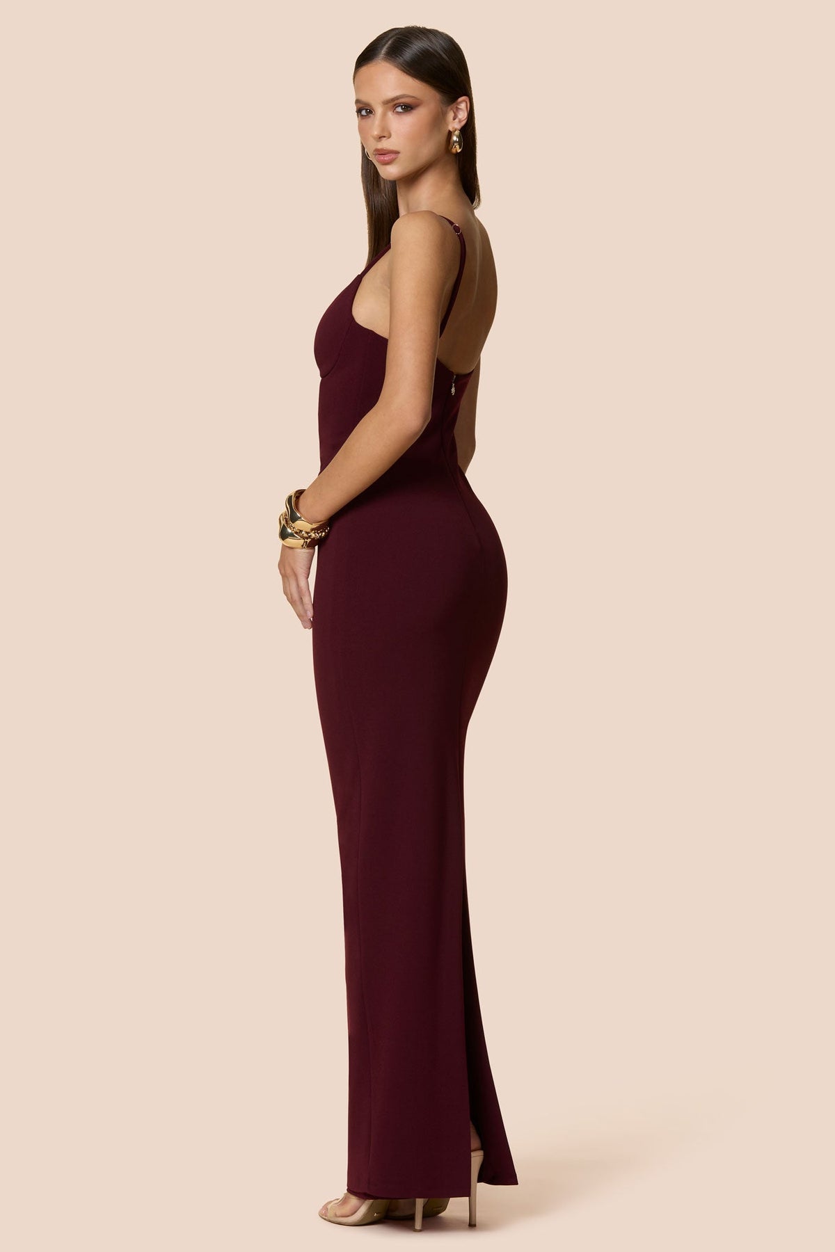 Nookie Savannah Maxi Dress - Wine