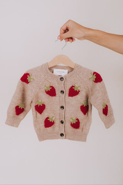BABY - Berry Cozy Cardigan
