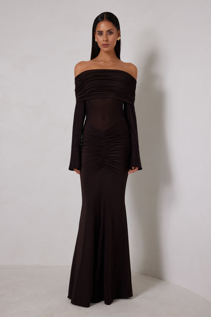 Paige Dress - Espresso