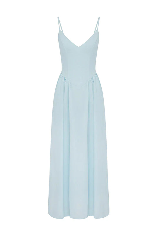 Zephy Maxi Dress - Sky Blue