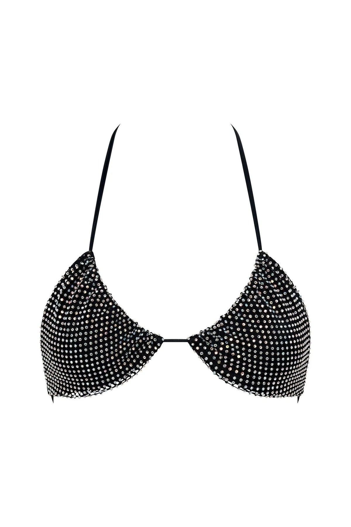 Nookie Rhinestone Rodeo Tri - Black