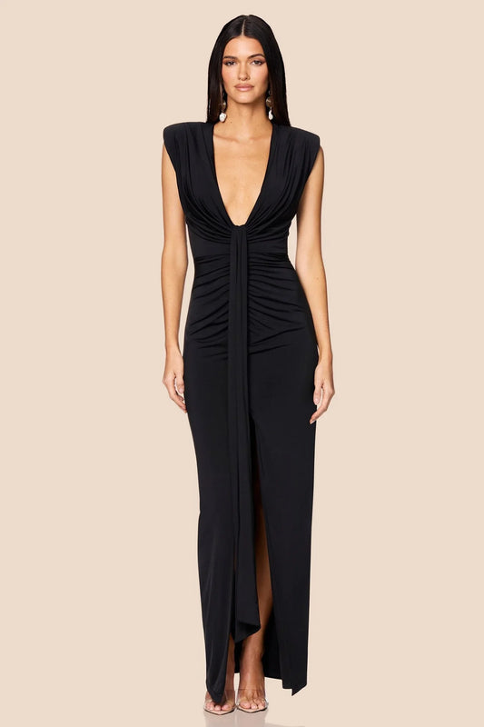 Nookie Giselle Maxi Dress -  Black