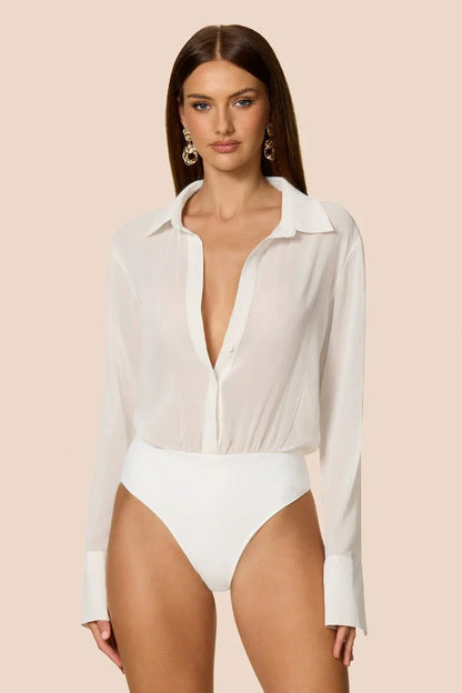Nookie Horizon Bodysuit - White