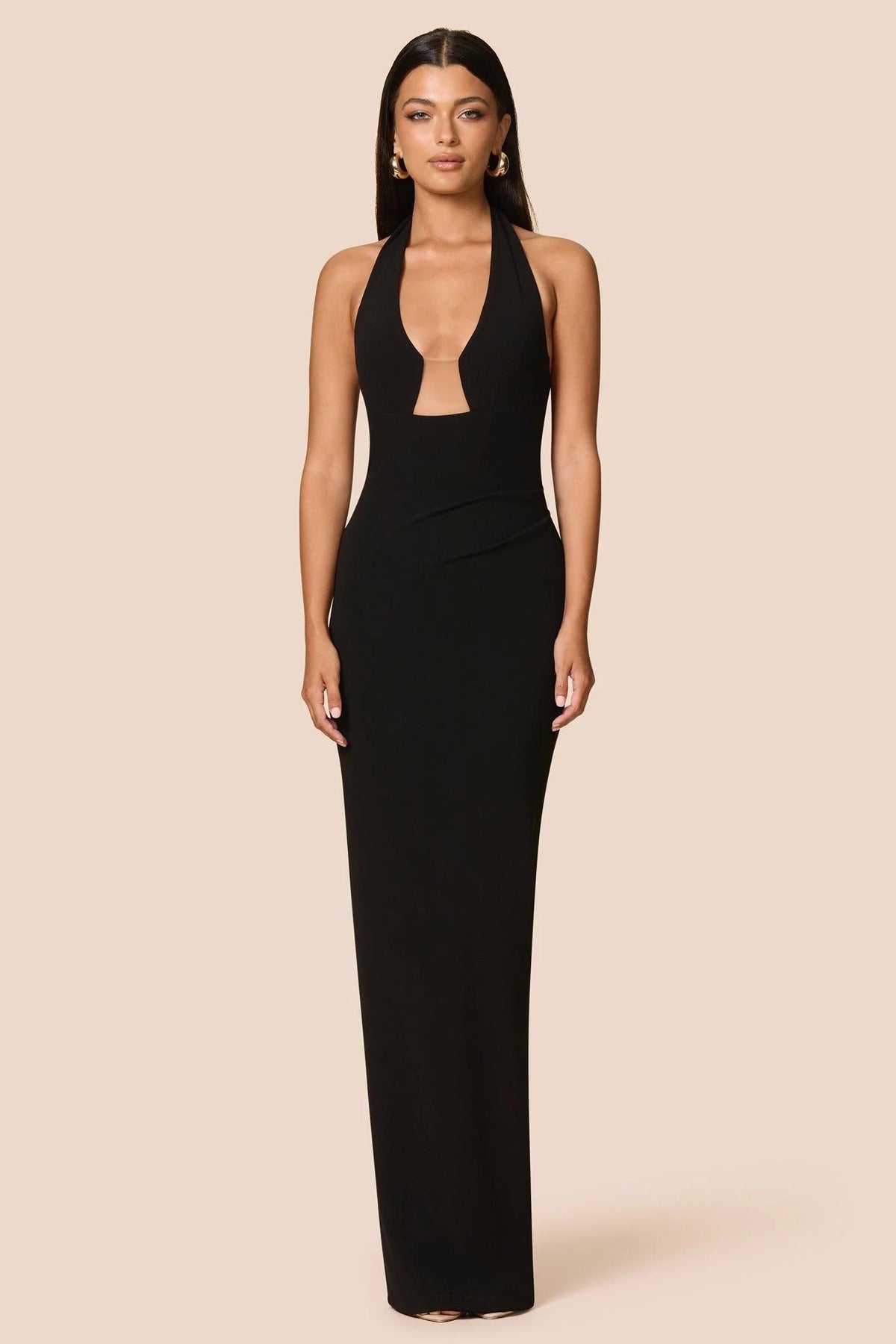 Nookie Demi Gown -  Black