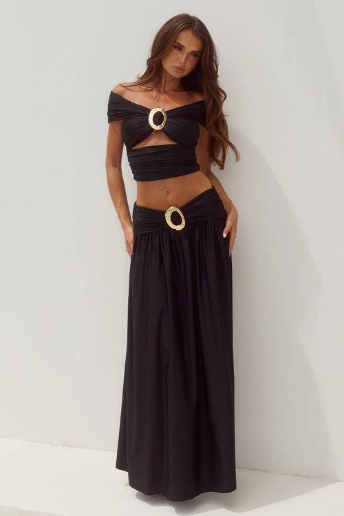 Nivali Maxi Skirt - Black