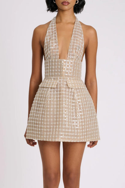 Roberta Dress - Beige