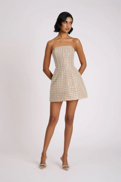 Serafina Dress - Beige
