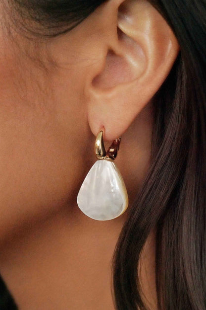Sun-Kissed Pearl Earrings