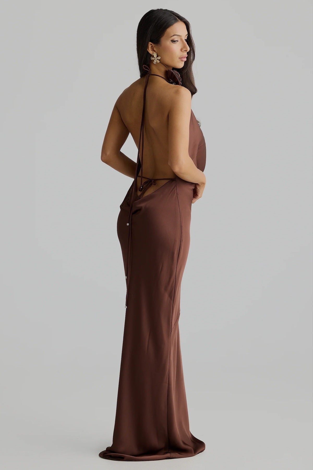 Josefina Dress - Espresso Brown