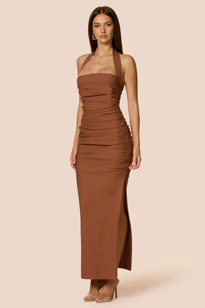 Nookie Zenya Maxi Dress - Caramel