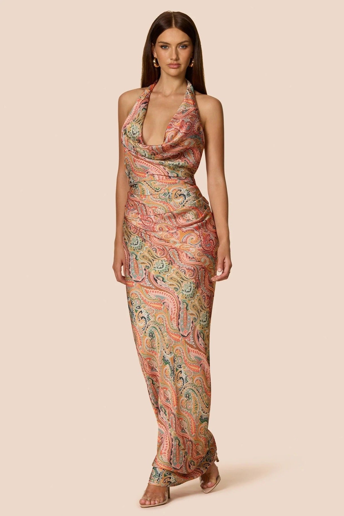 Nookie Solana Gown - Paisley Print