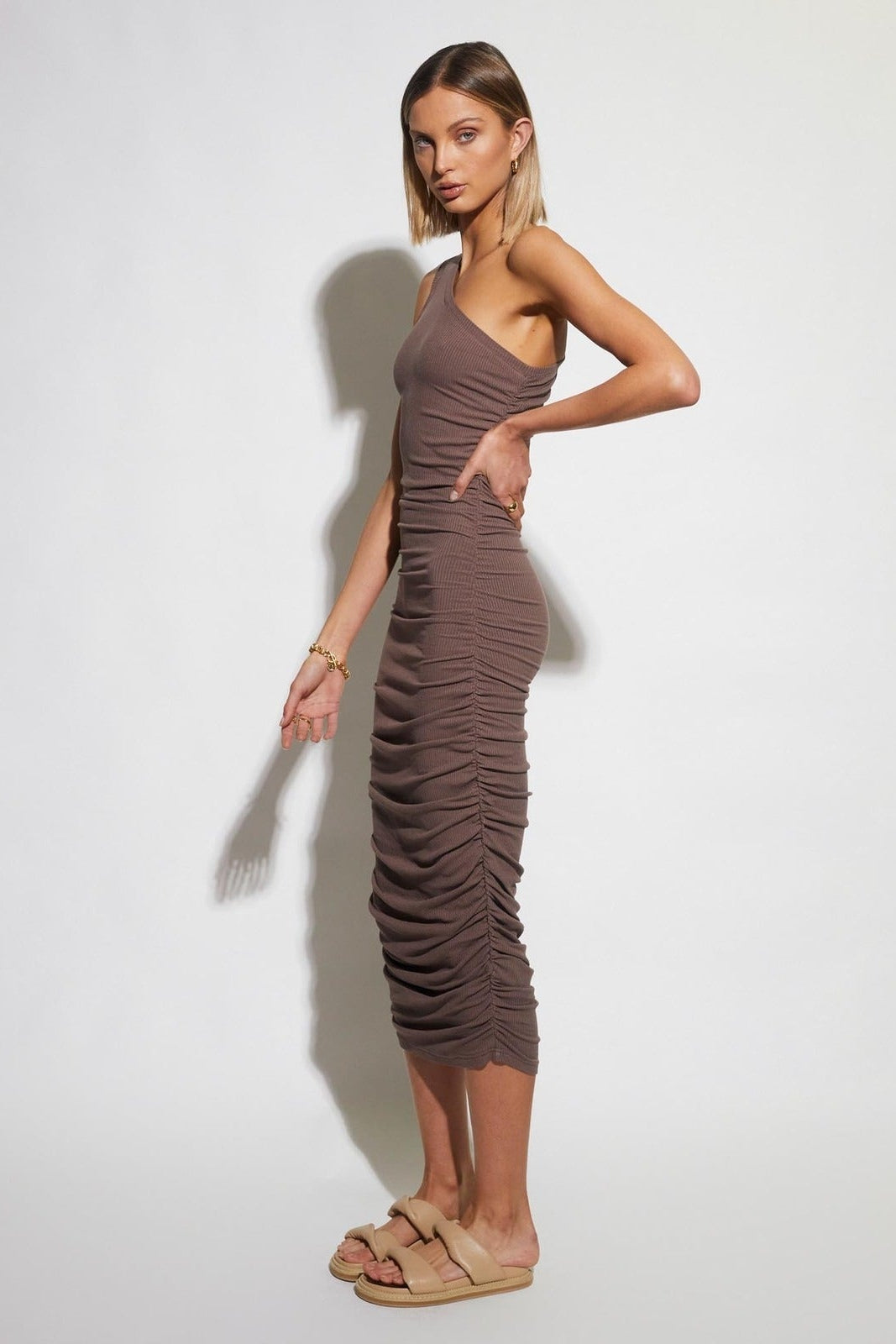 Rumour Dress - Latte