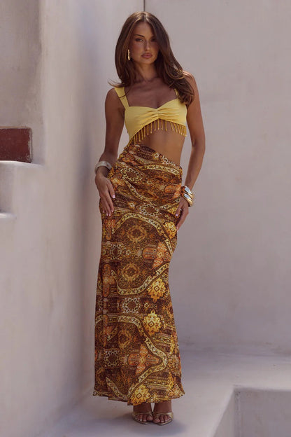 Alzona Maxi Dress - Magnolia Mango