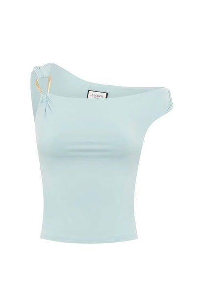 Jasmine Top - Ice Blue