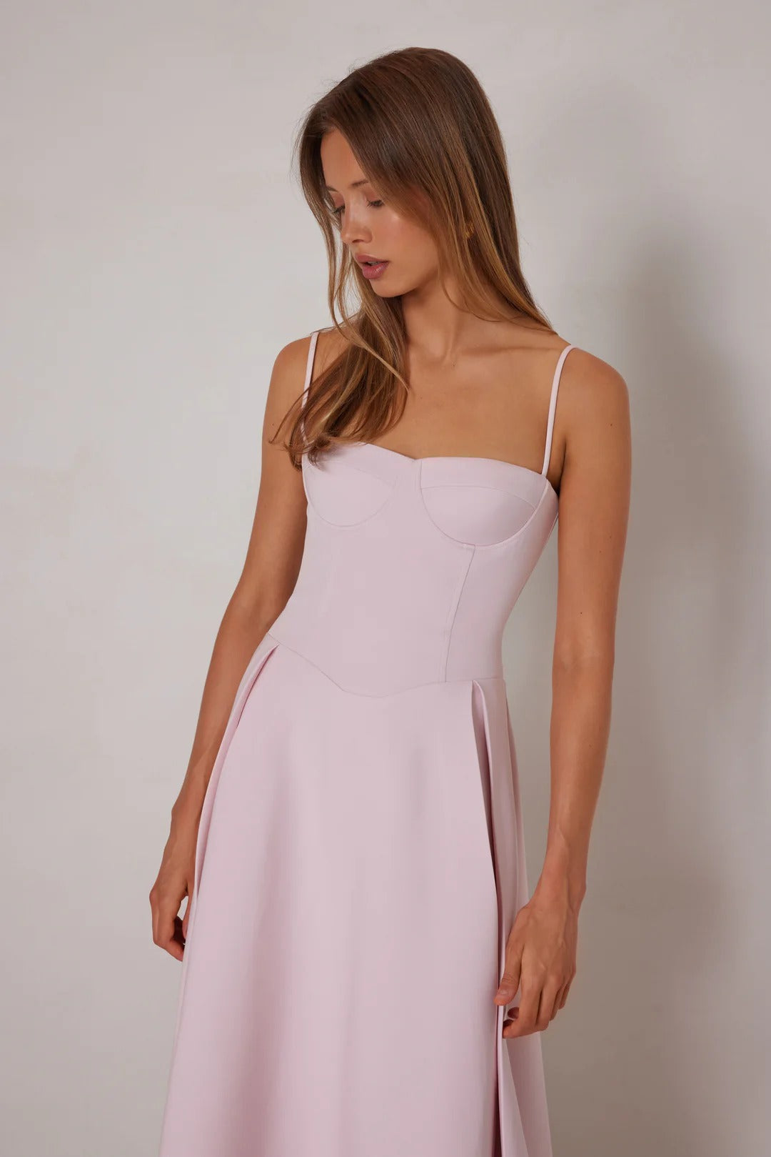 Nadia Dress - Pastel Pink