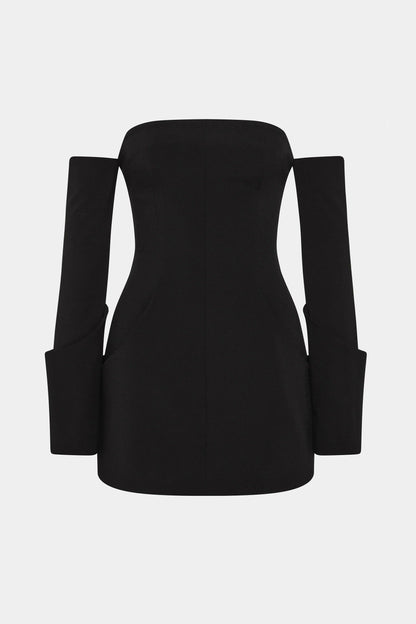 Misha Riptide Mini Dress - Black