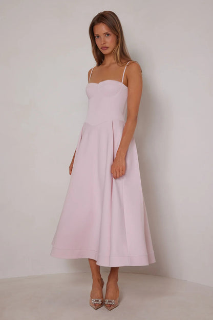 Nadia Dress - Pastel Pink