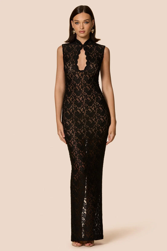 Nookie Mystique Maxi Dress - Black