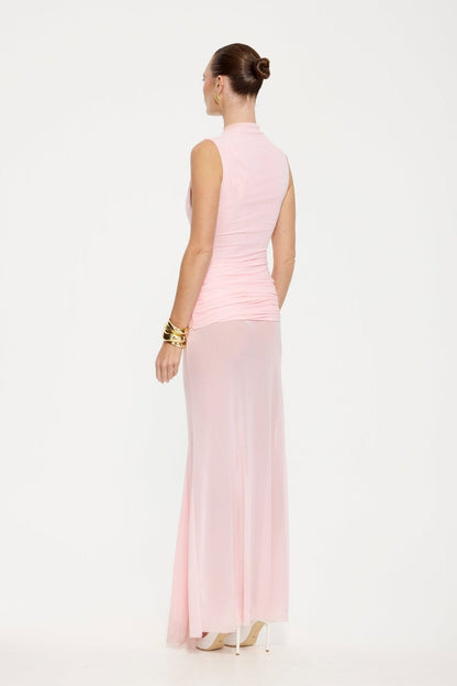 Roza Maxi Dress - Petal Pink