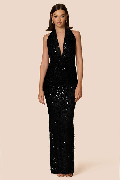 Nookie Suri Gown - Black
