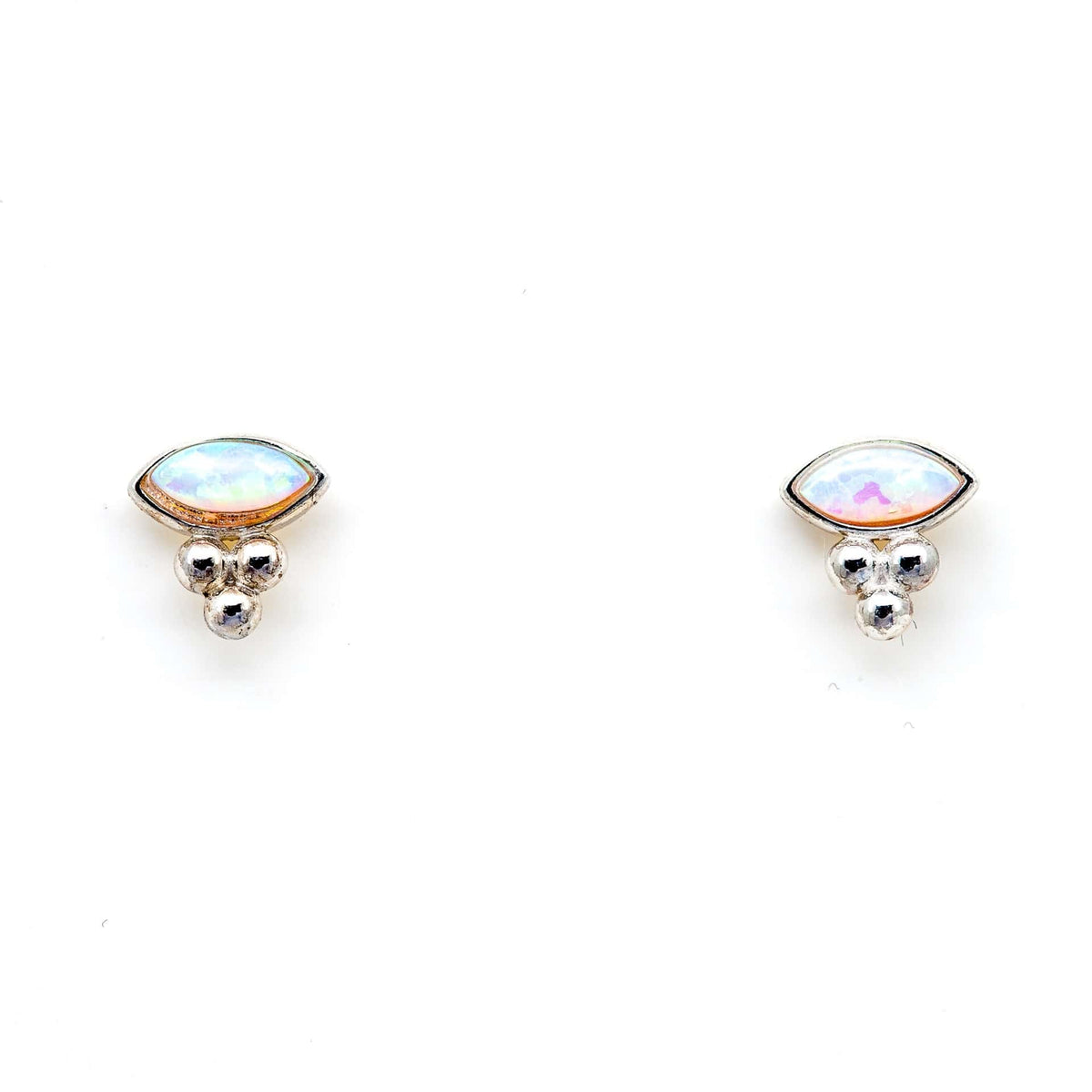 East-West Opal Studs
