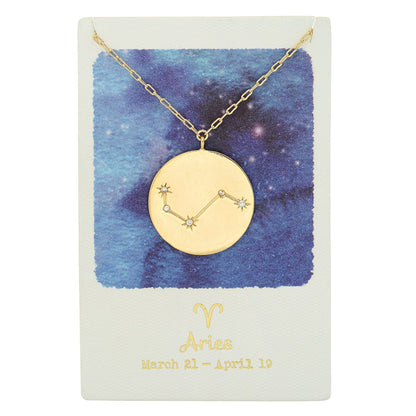 Zodiac Coin Necklace
