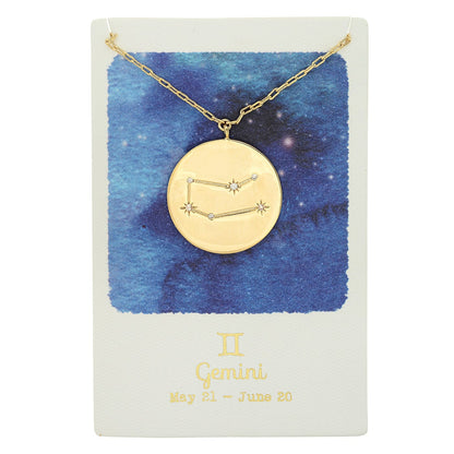 Zodiac Coin Necklace