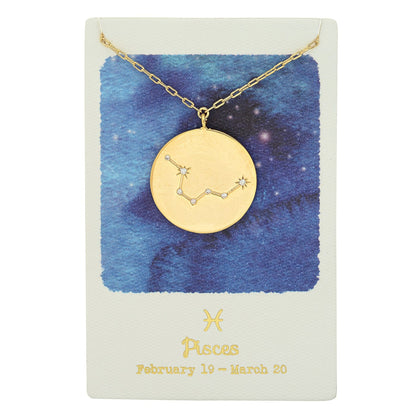Zodiac Coin Necklace