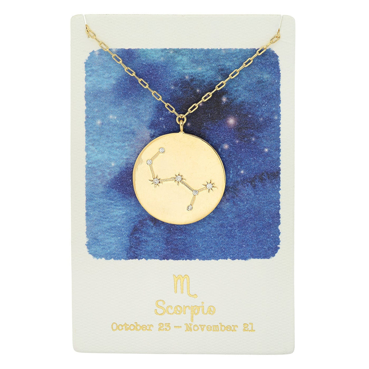 Zodiac Coin Necklace
