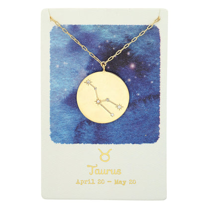 Zodiac Coin Necklace