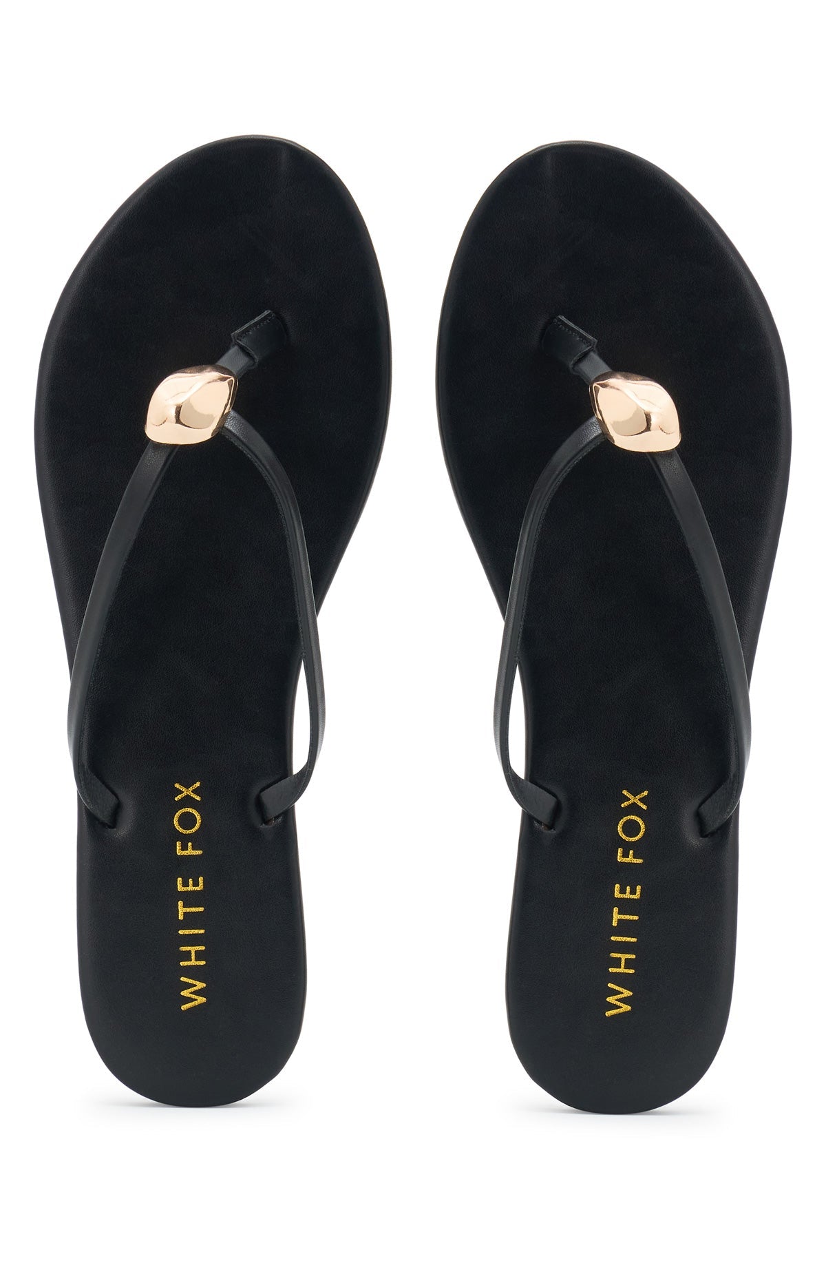 Colt Thong Sandals Black PU